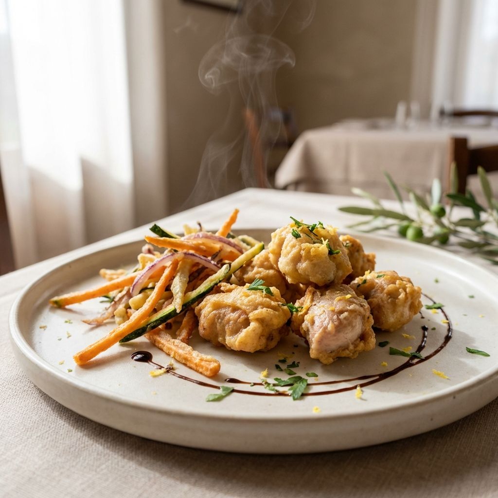 Pollo E Coniglio Fritto