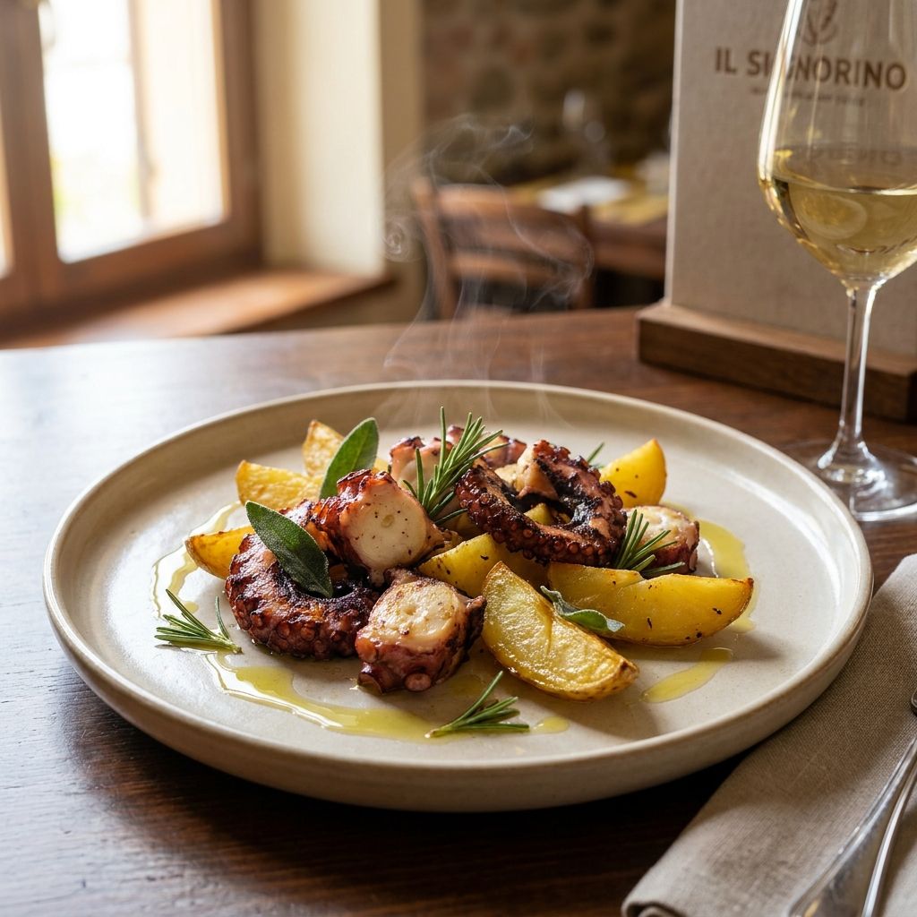 Polpo Arrostito Con Patate Di Montese
