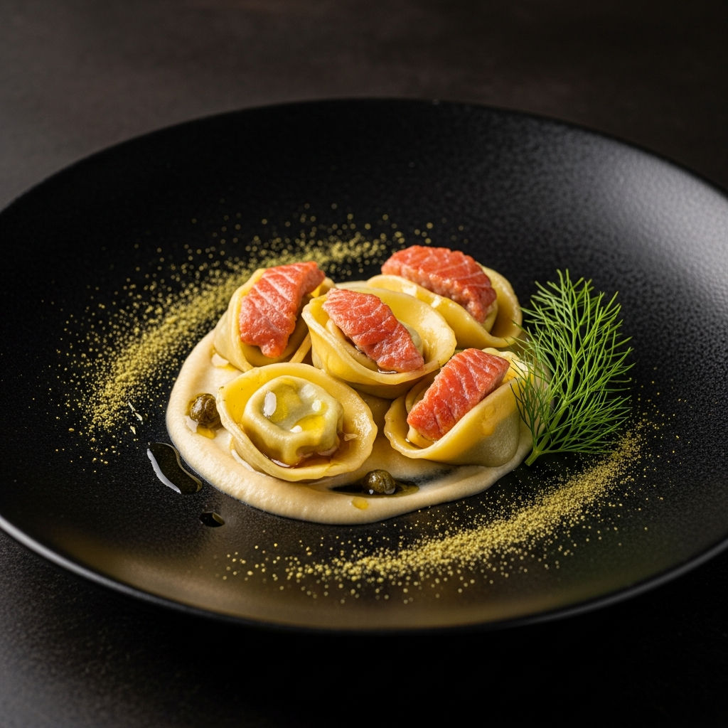 Cappelletto Ripieno Di Triglia Alla Livornese