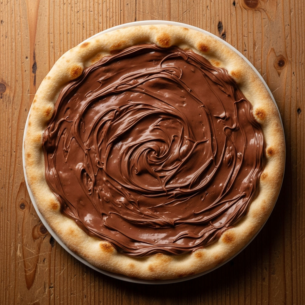 Pizza Mozzarella e Nutella
