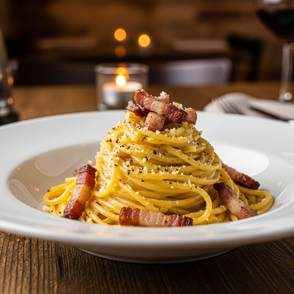 Spaghetti Alla Carbonara Km0