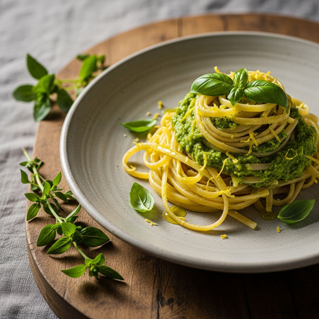 Linguine Al Pesto Amalfitano