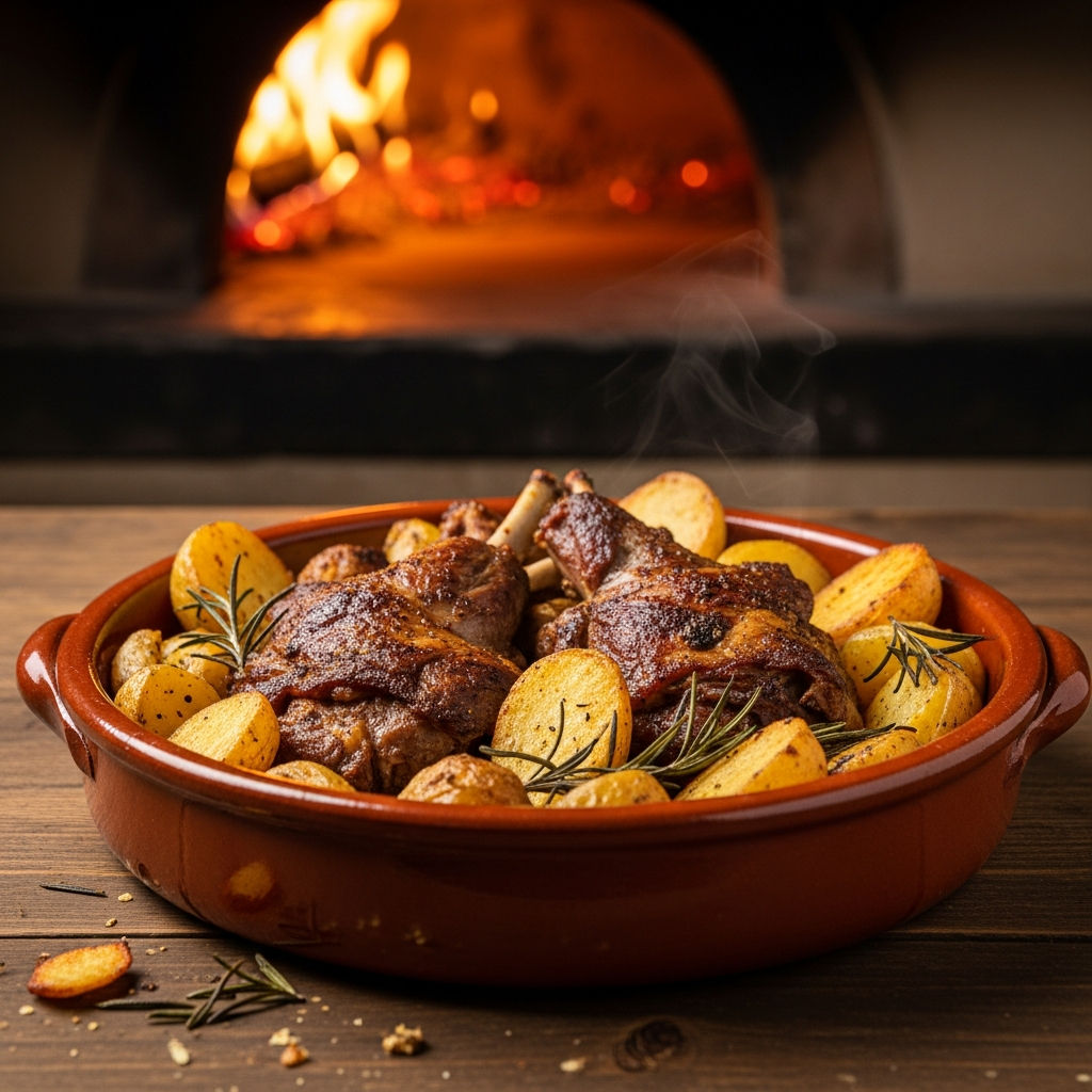 Agnello Al Forno Con Patate