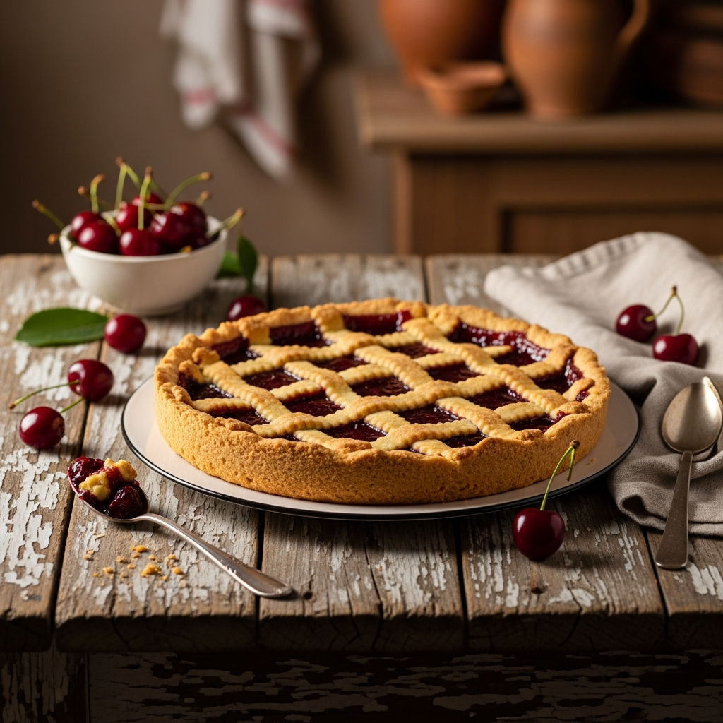 Crostata Di Marmellata Di Visciole