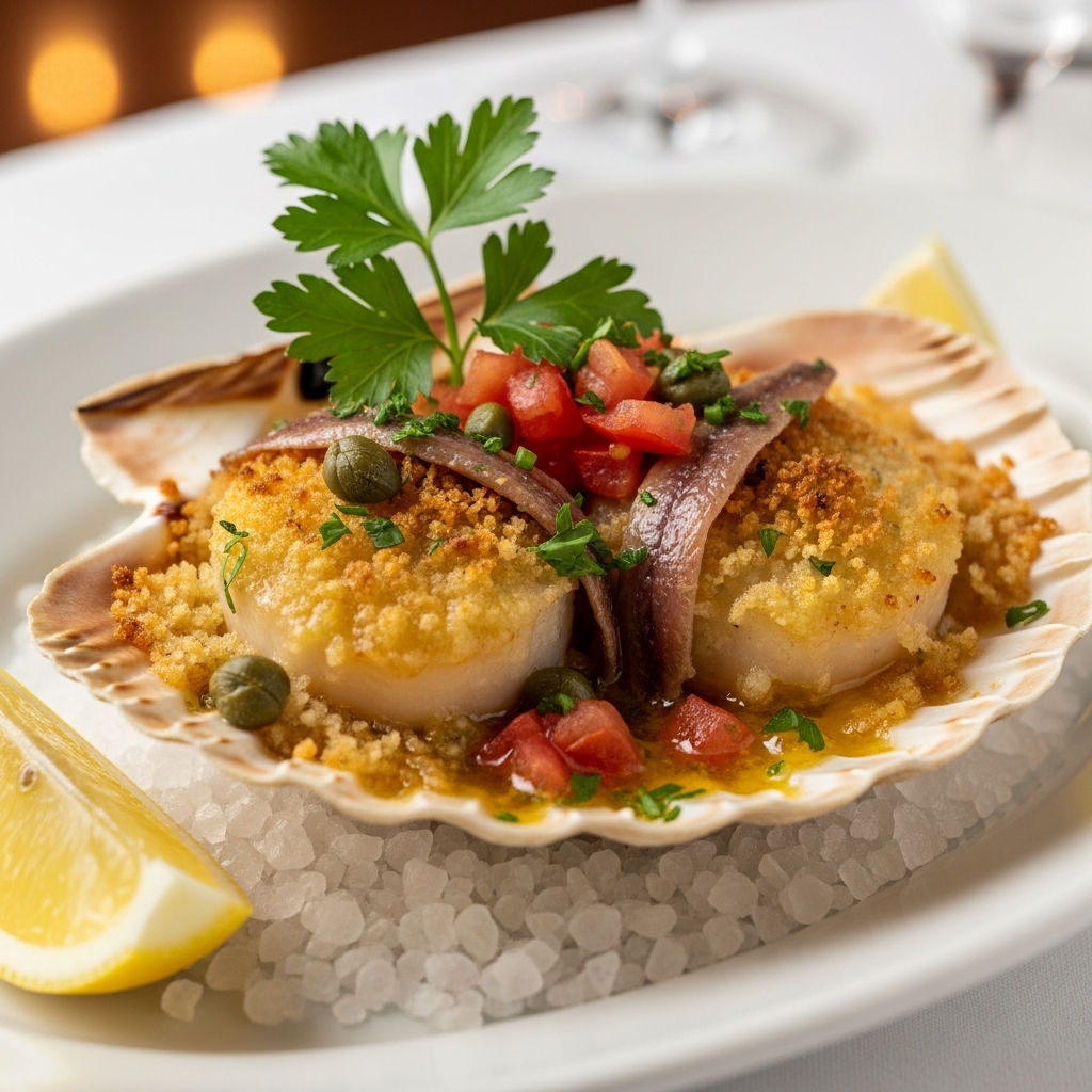 Capesante Gratinate