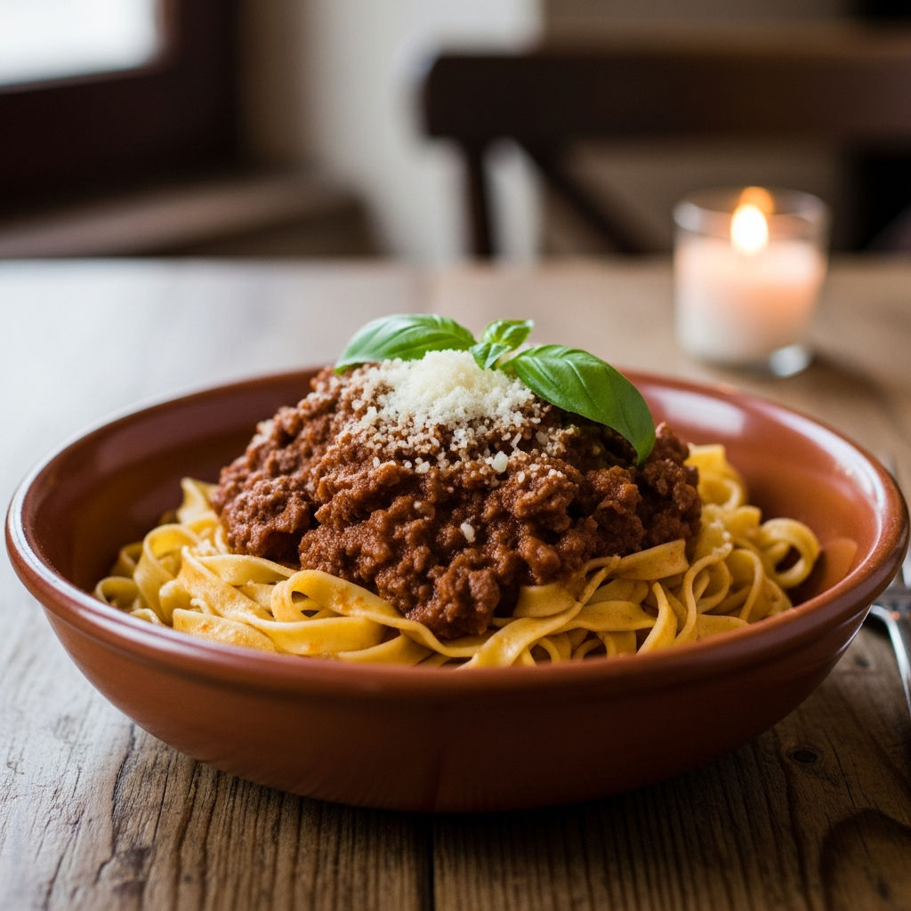 Tagliatelle Al Ragù Di Manzo