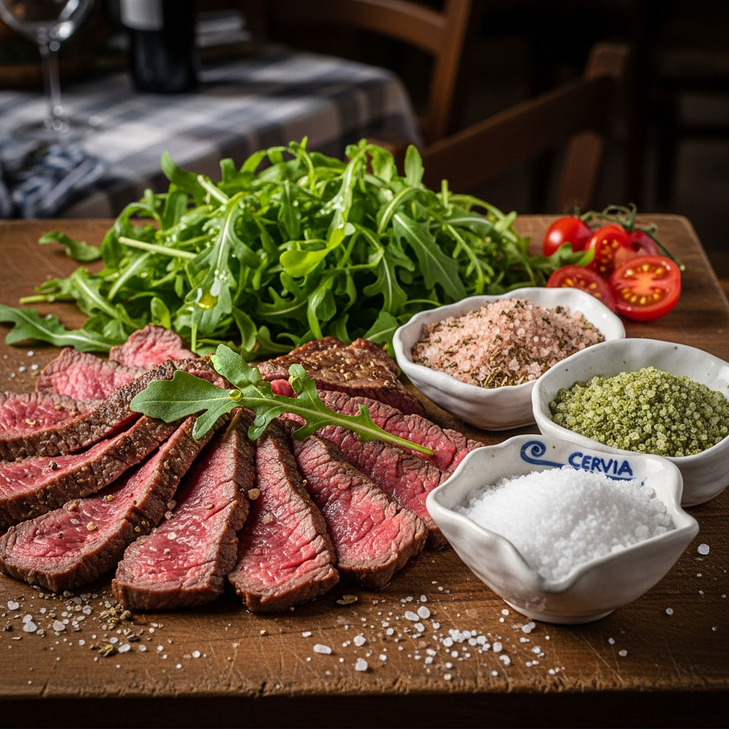 Tagliata Di Manzo E I Tre Sali
