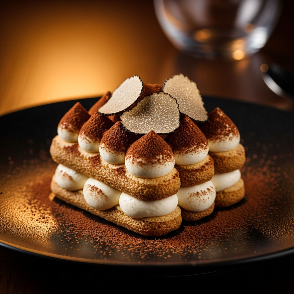 Tiramisù Al Tartufo Nero