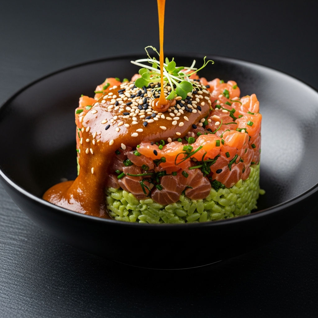 Tartar Sake Con Riso