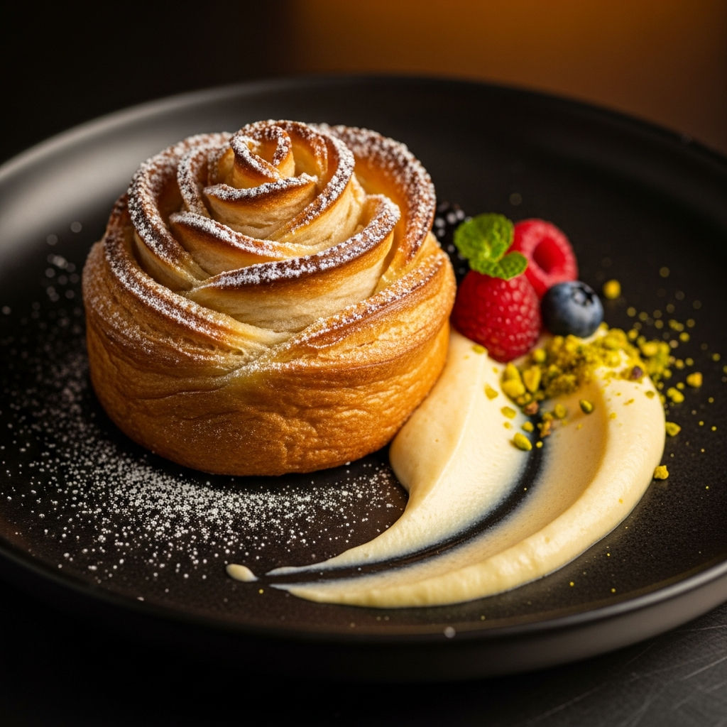 Torta Di Rose E Zabajone