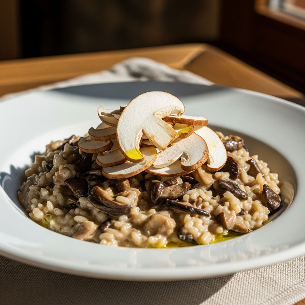 Risotto Alle Tre Consistenze Di Porcino