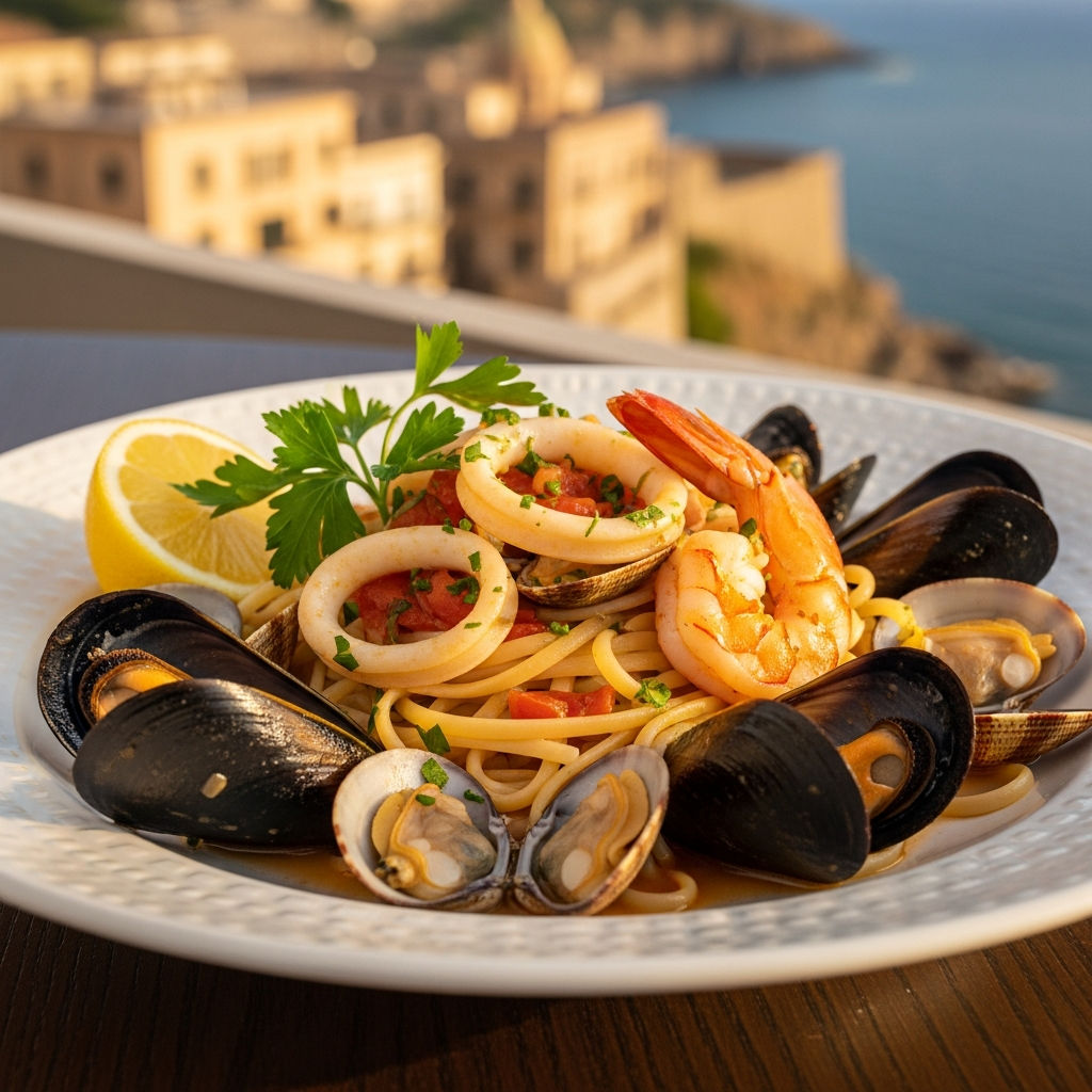 Linguine Ai Frutti Di Mare