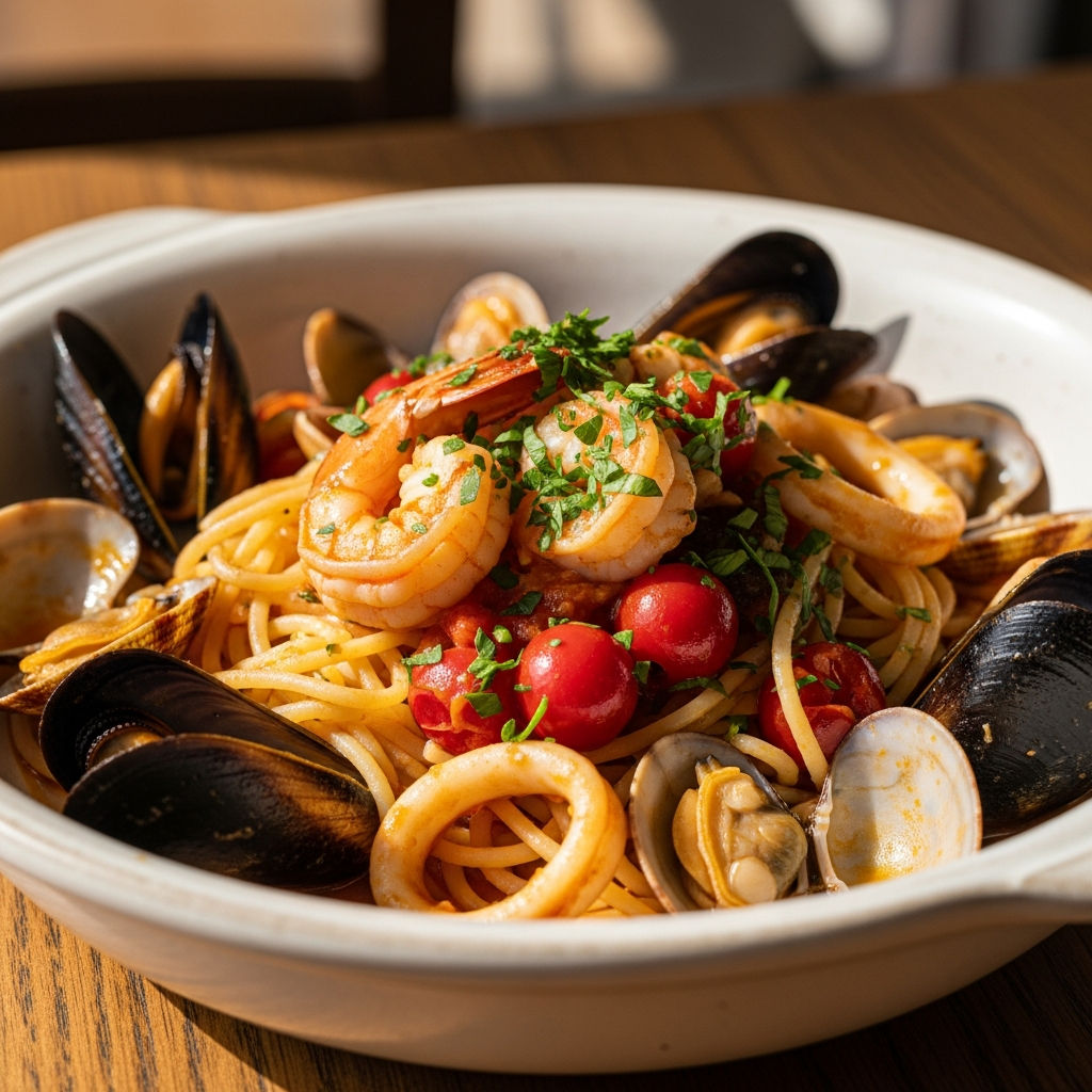 Spaghetti Ai Frutti Di Mare