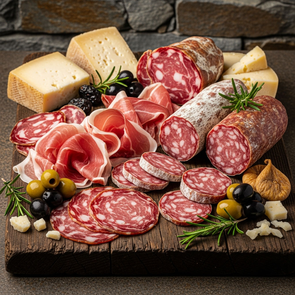 Salumi E Formaggi Di Norcia