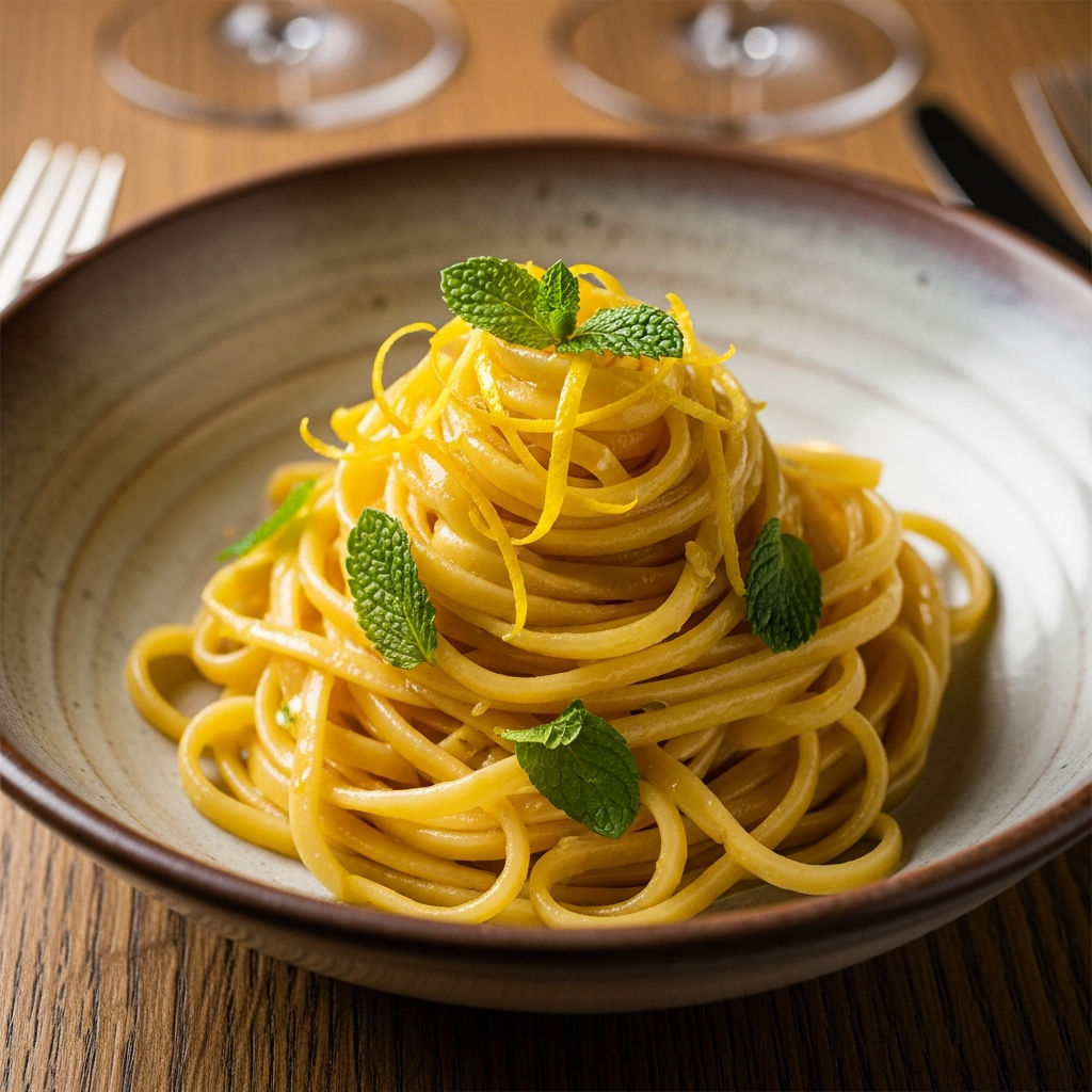 Tagliolini Burro, Limone E Menta