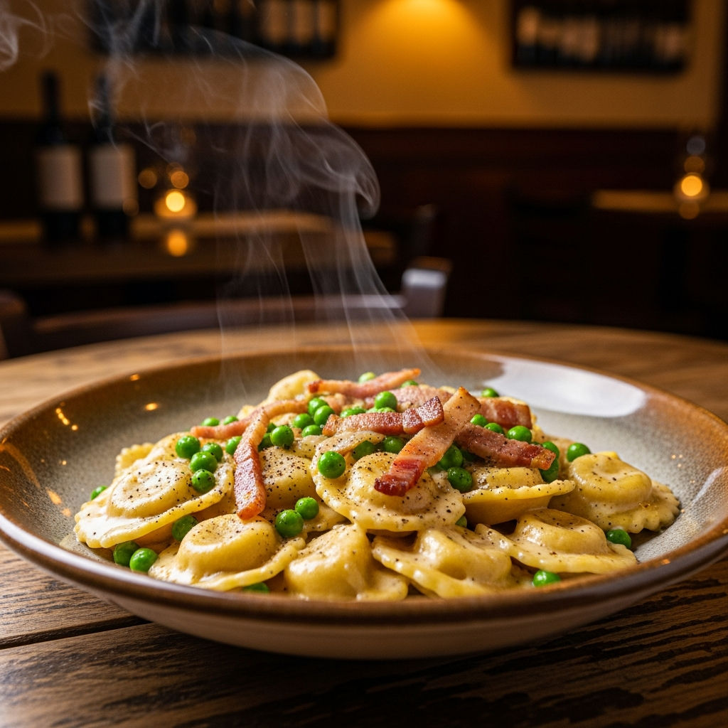 Cappellacci Ripieni Alla Carbonara