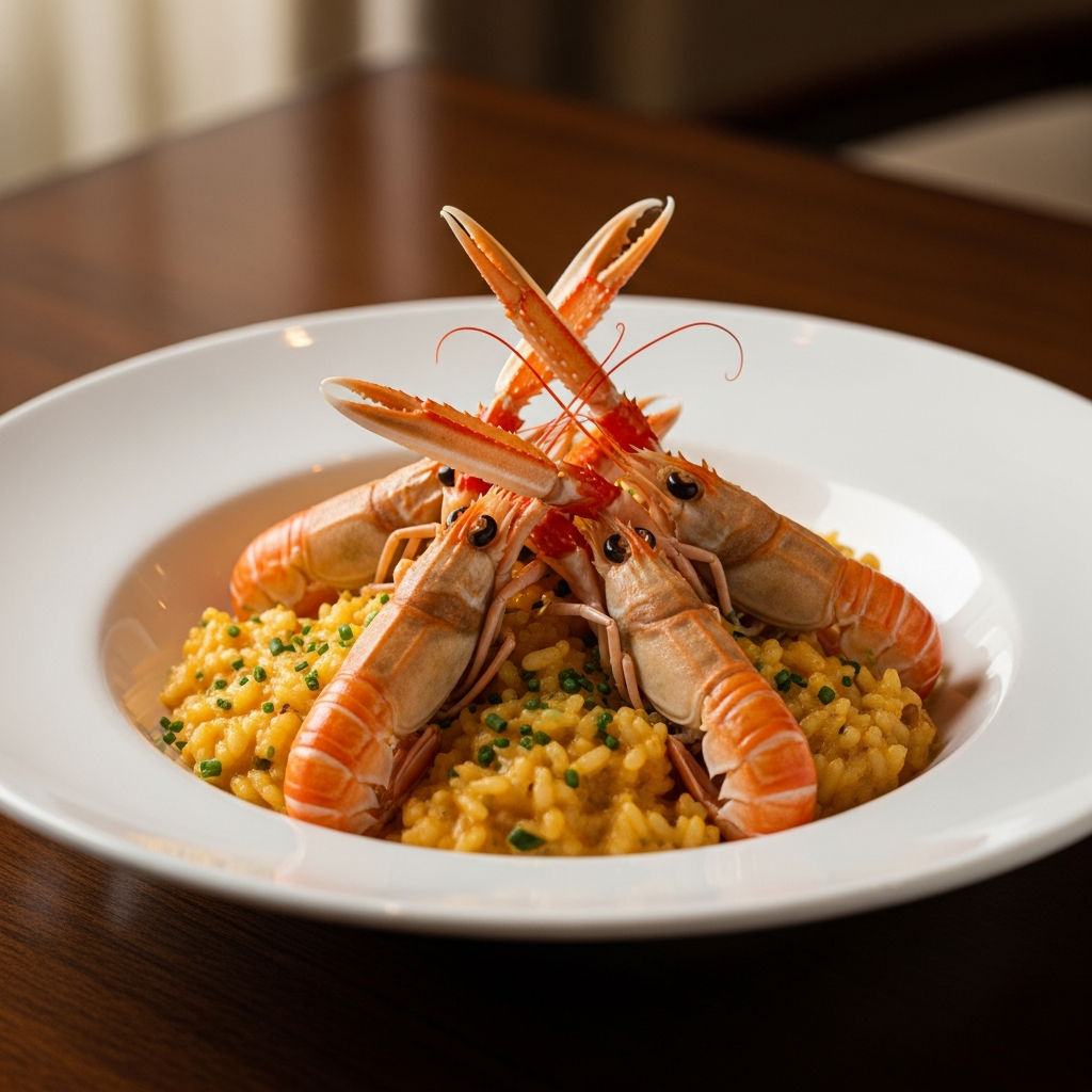 Risotto Alla Crema Di Scampi