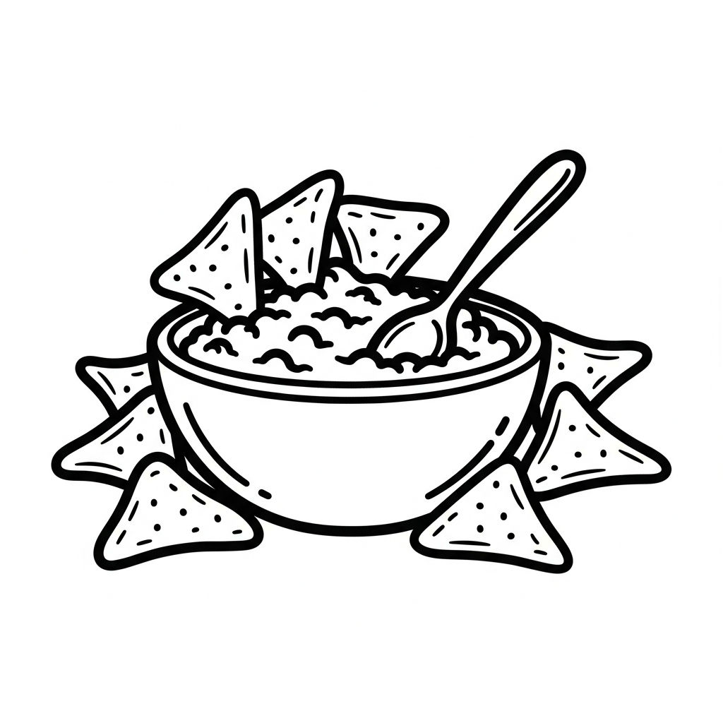 Guacamole Con Totopos