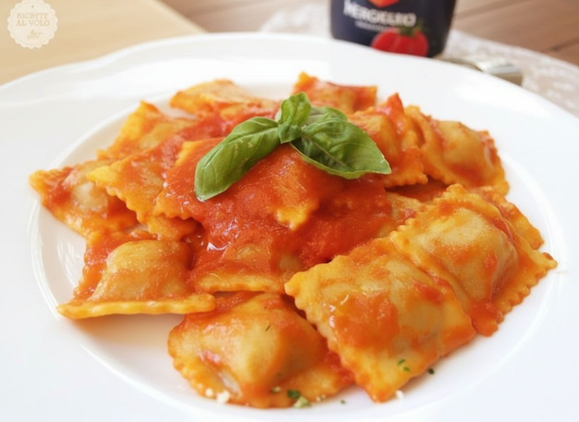 Raviolo Pomodoro Basilico