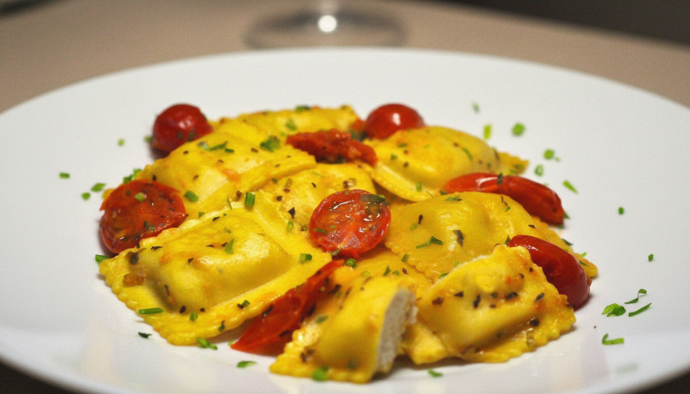 Ravioli Di Cernia E Bottarga