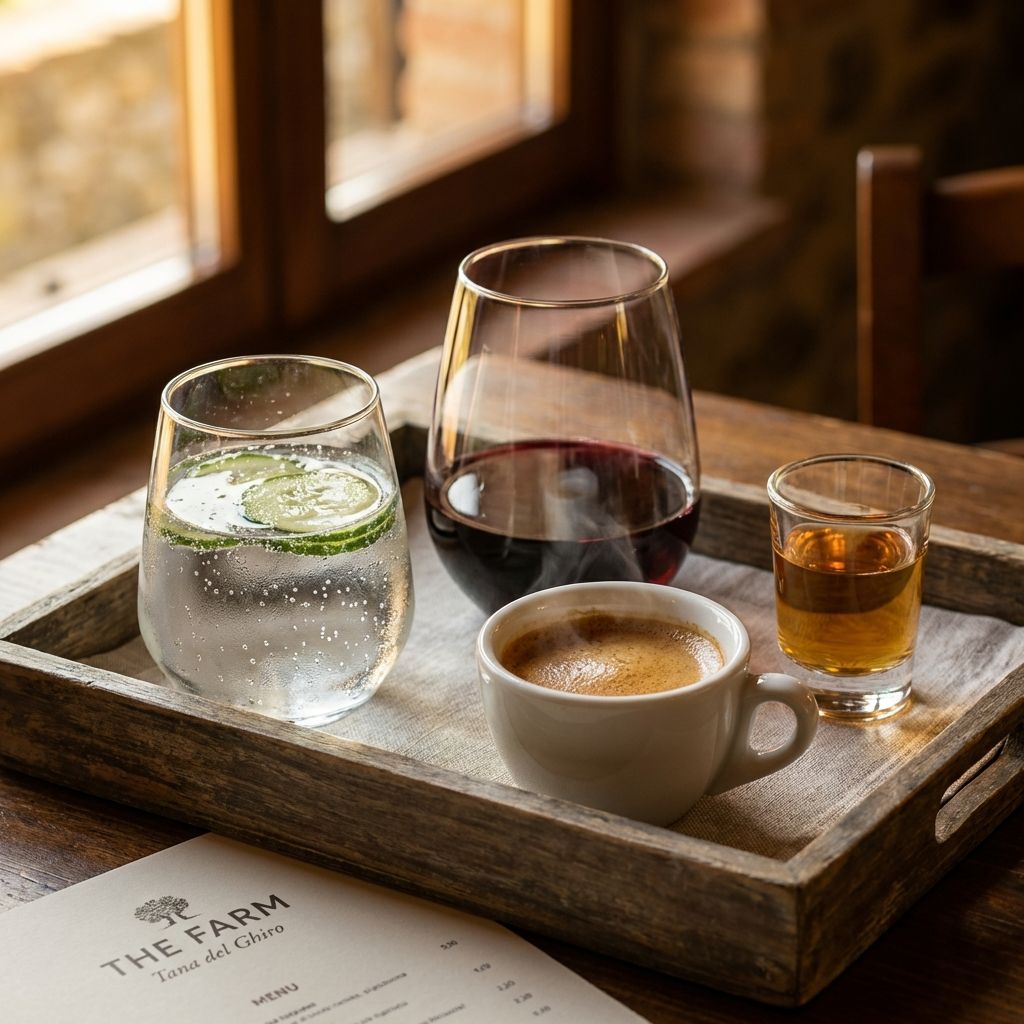 Acqua, Vino, Caffè E Liquori