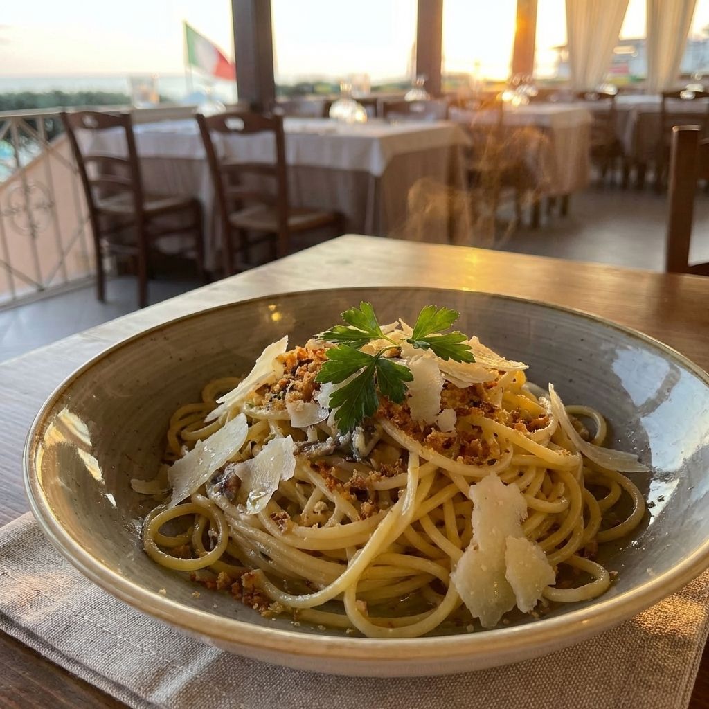 Spaghetti Alici E Pecorino