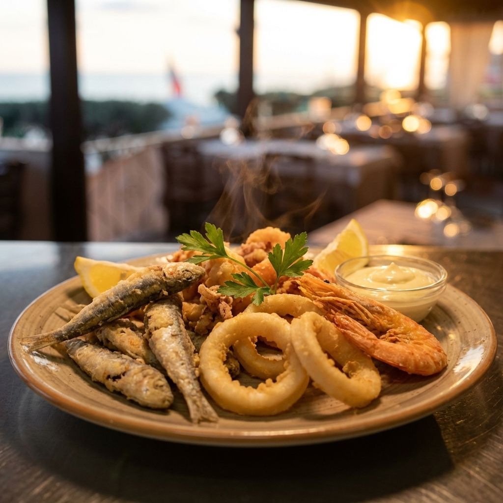 Frittura Paranza, Calamari E Gamberi