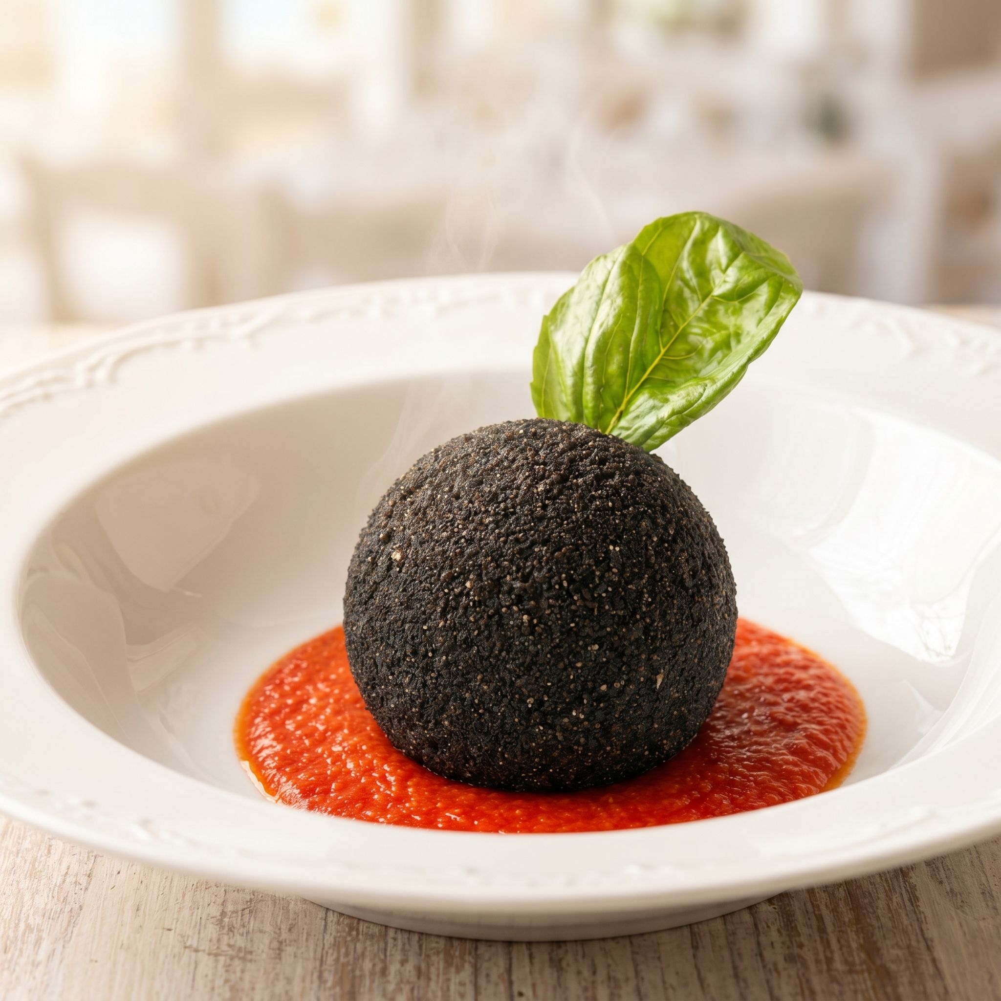 Arancino Al Nero Di Seppia