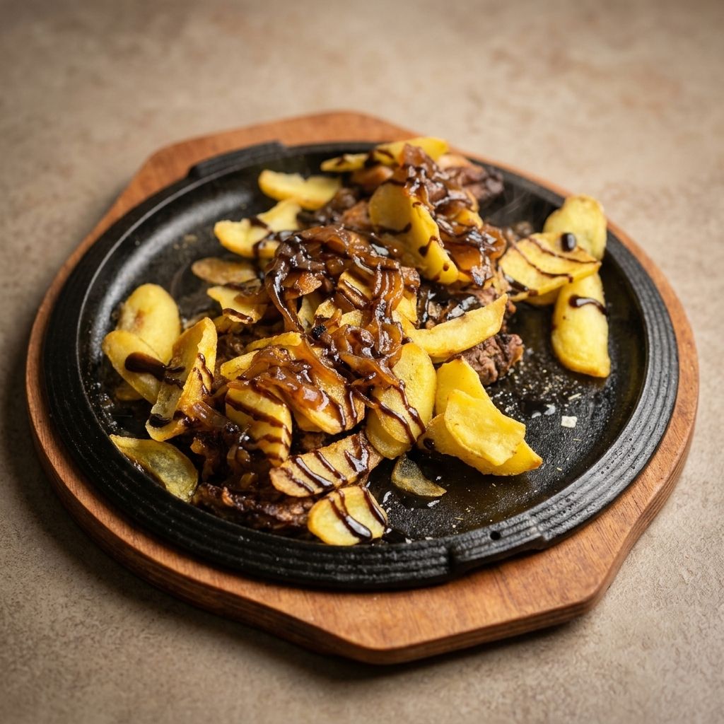 Tagliata Con Cipolla Caramellata