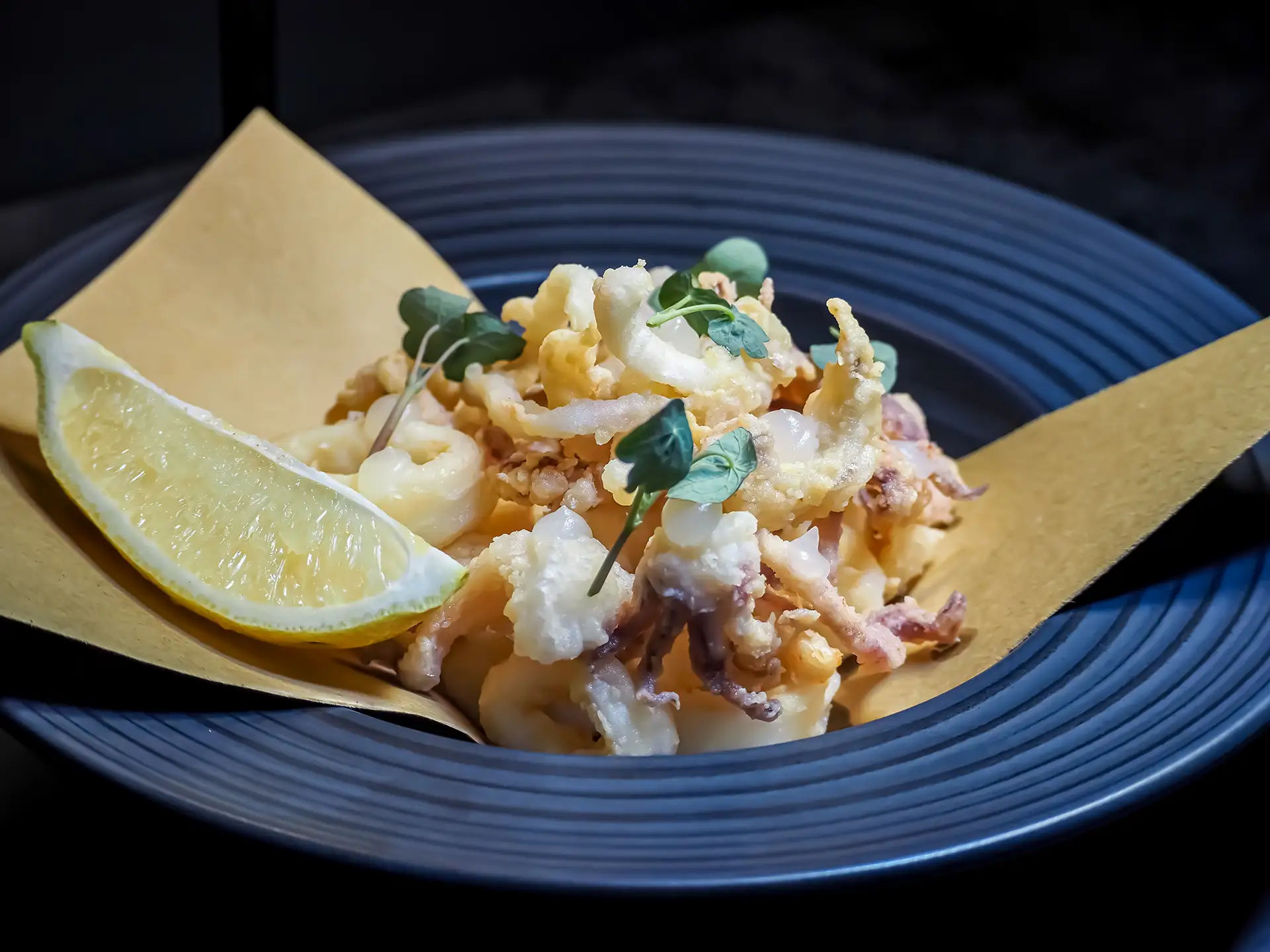 Frittura Di Calamari Con Gel Al Limone