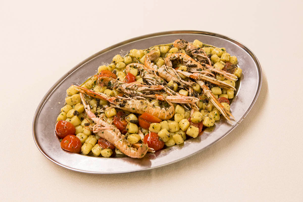 Gnocchetti Scampi E Tartufo