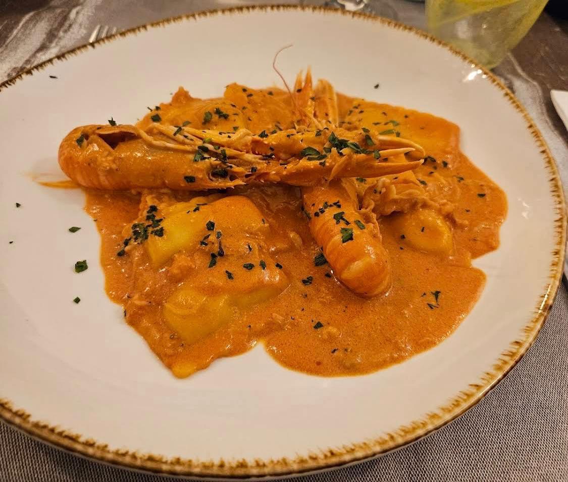 Ravioli Scampi E Pesce Ghiaccio