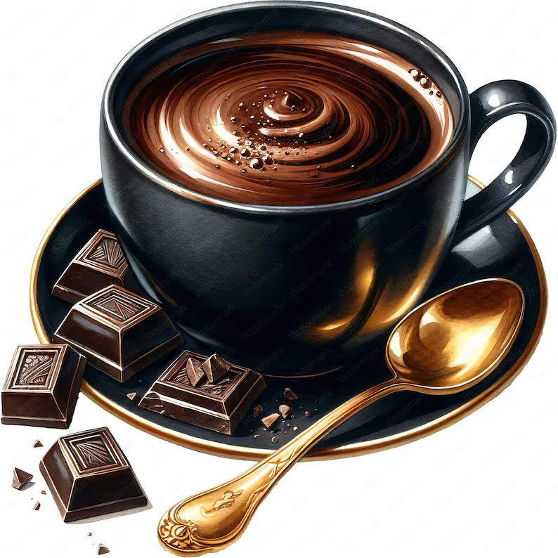 Cioccolata In Tazza Con Panna