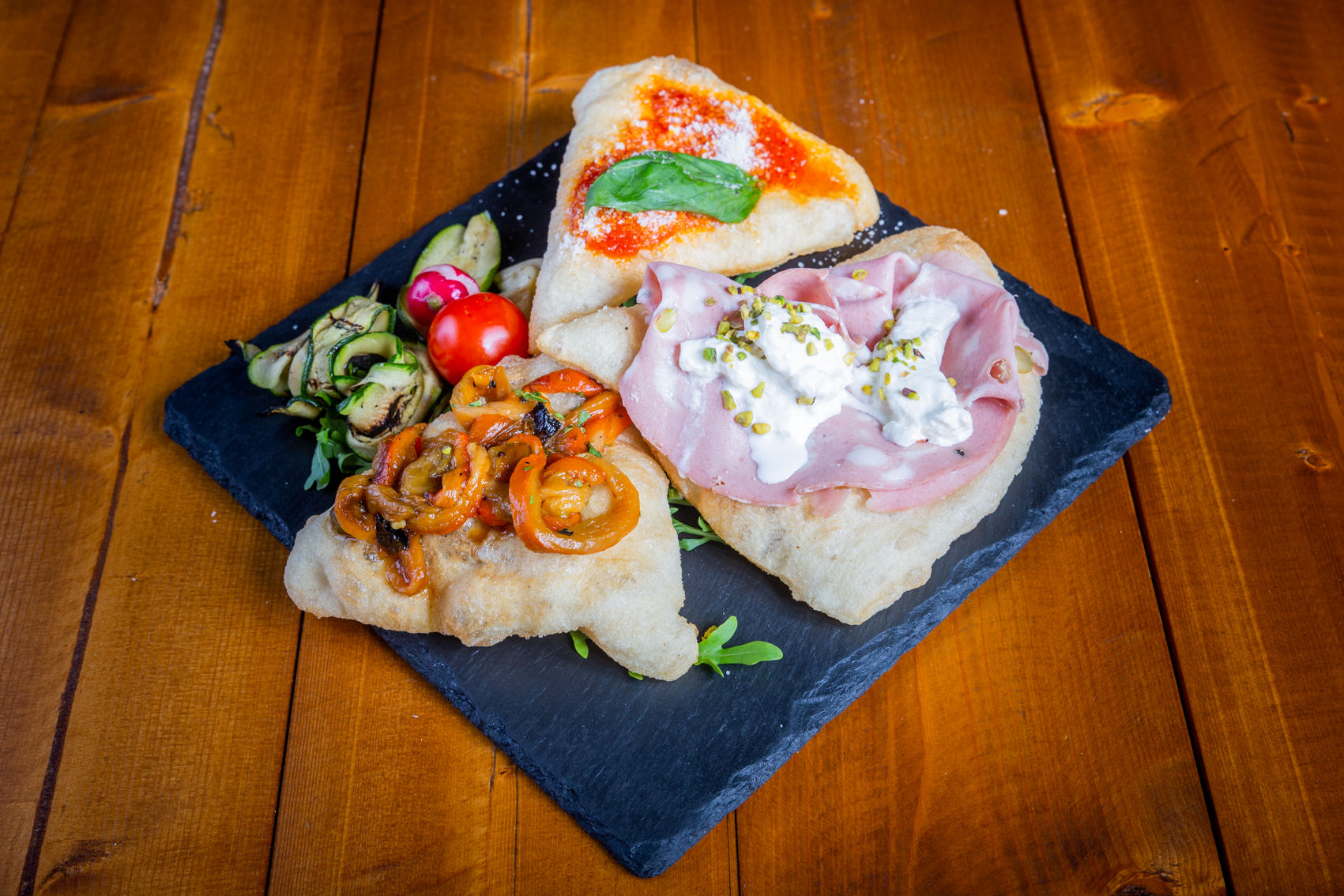 Tris Di Pizza Fritta