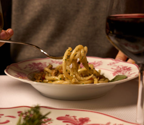 Pici Al Ragù Bianco Di Faraona