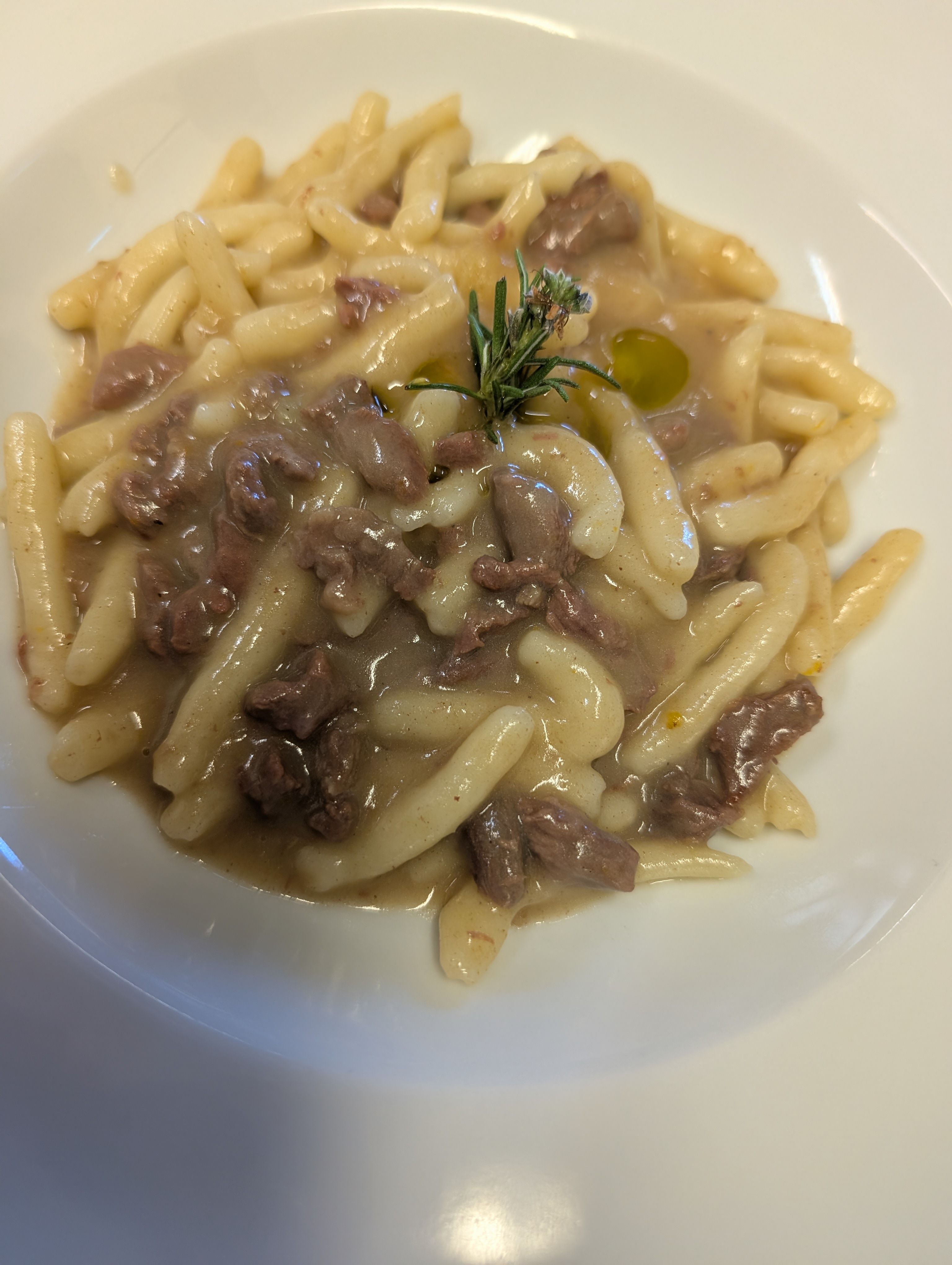 Strozzapreti Al Ragù Bianco Di Scottona