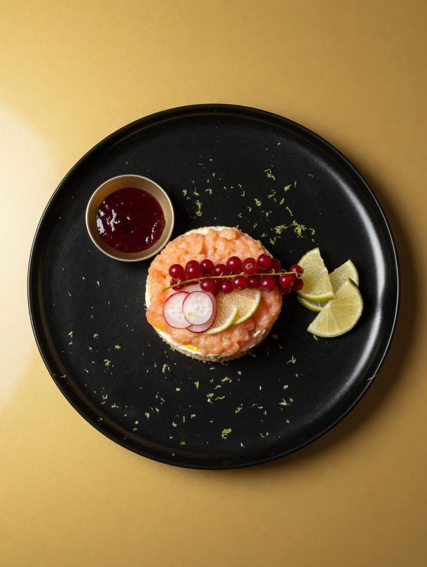 Cheese Cake  Di Salmone Con Guacamole