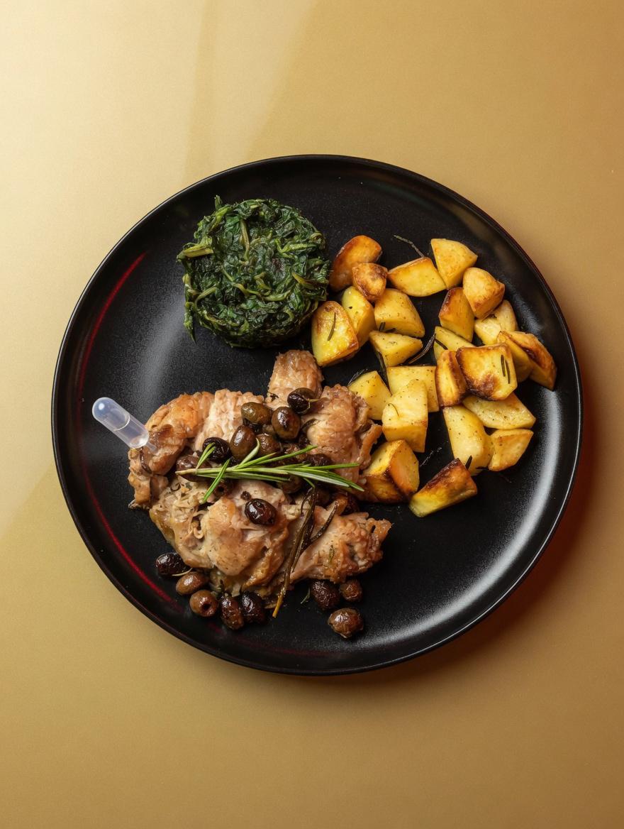 Pollo Alla Cacciatora Con Gin Spray Al Rosmarino
