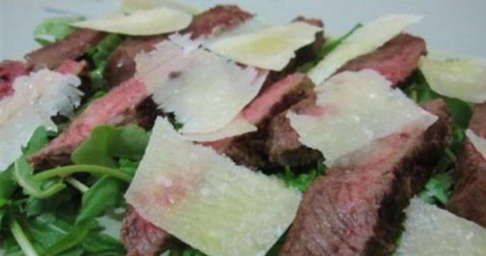 ⭐tagliata Di Scottona Con Rucola E Grana  E Pomodorini