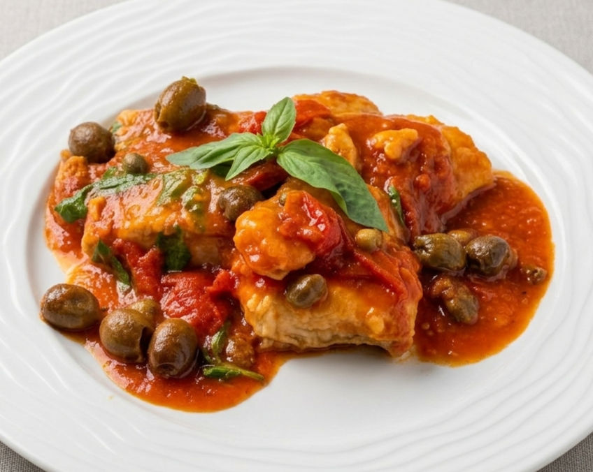 Trancio Di Pesce Alla Eoliana