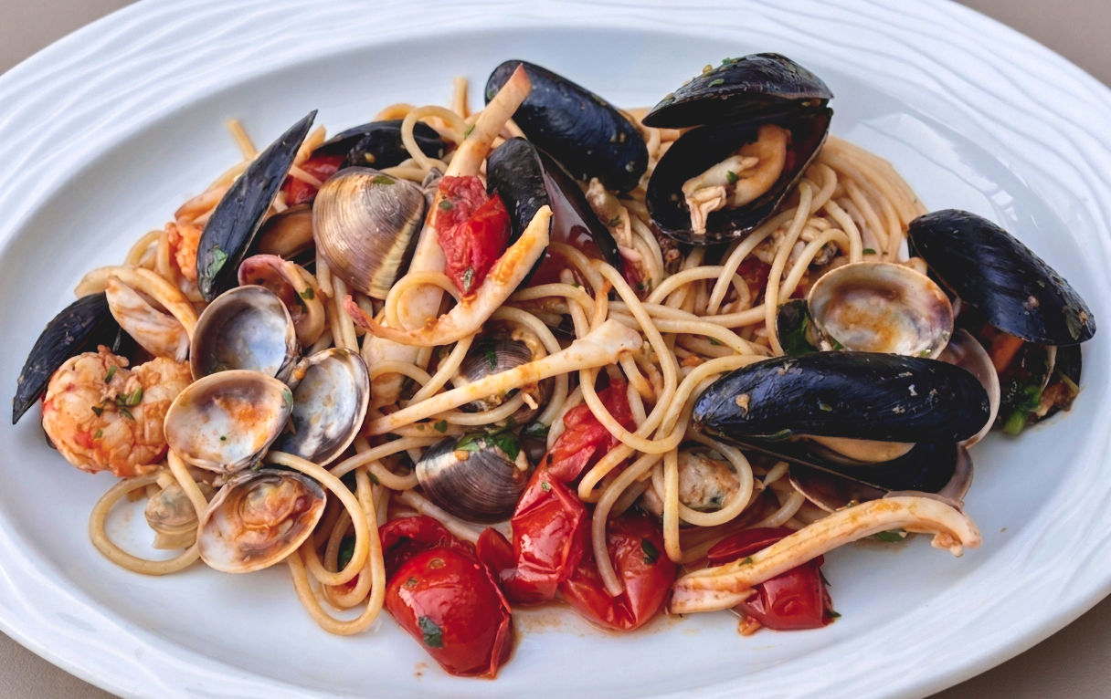 Spaghetti Ai Frutti Di Mare