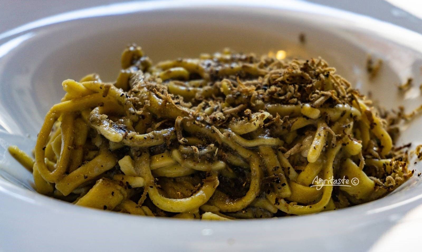 Tagliolini Al Grana Padano E Salsa Tartufo E Porcini