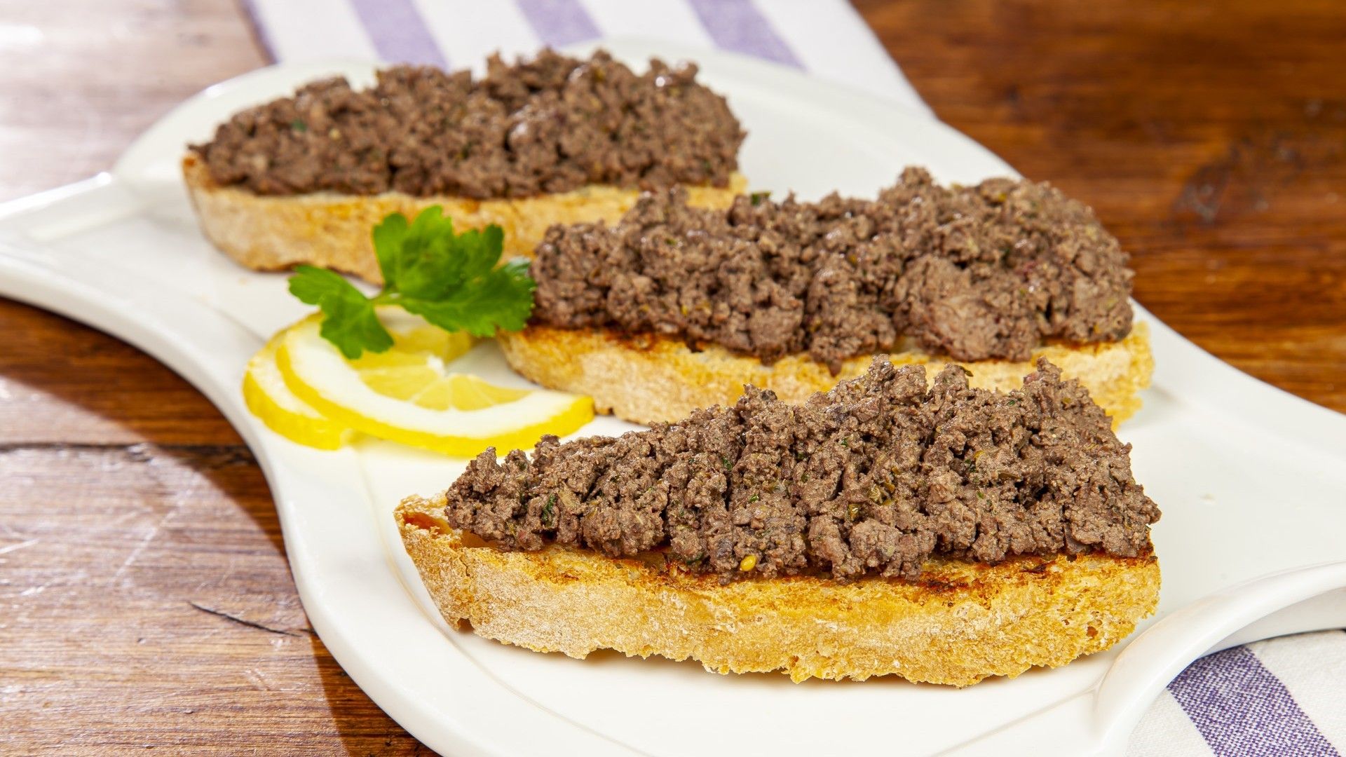Crostini Di Fegatini Brulée