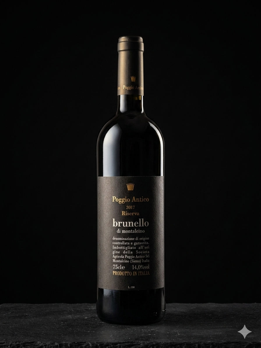 Bottiglia Vino Rosso - Poggio Antico Brunello Di Montalcino Riserva 2017