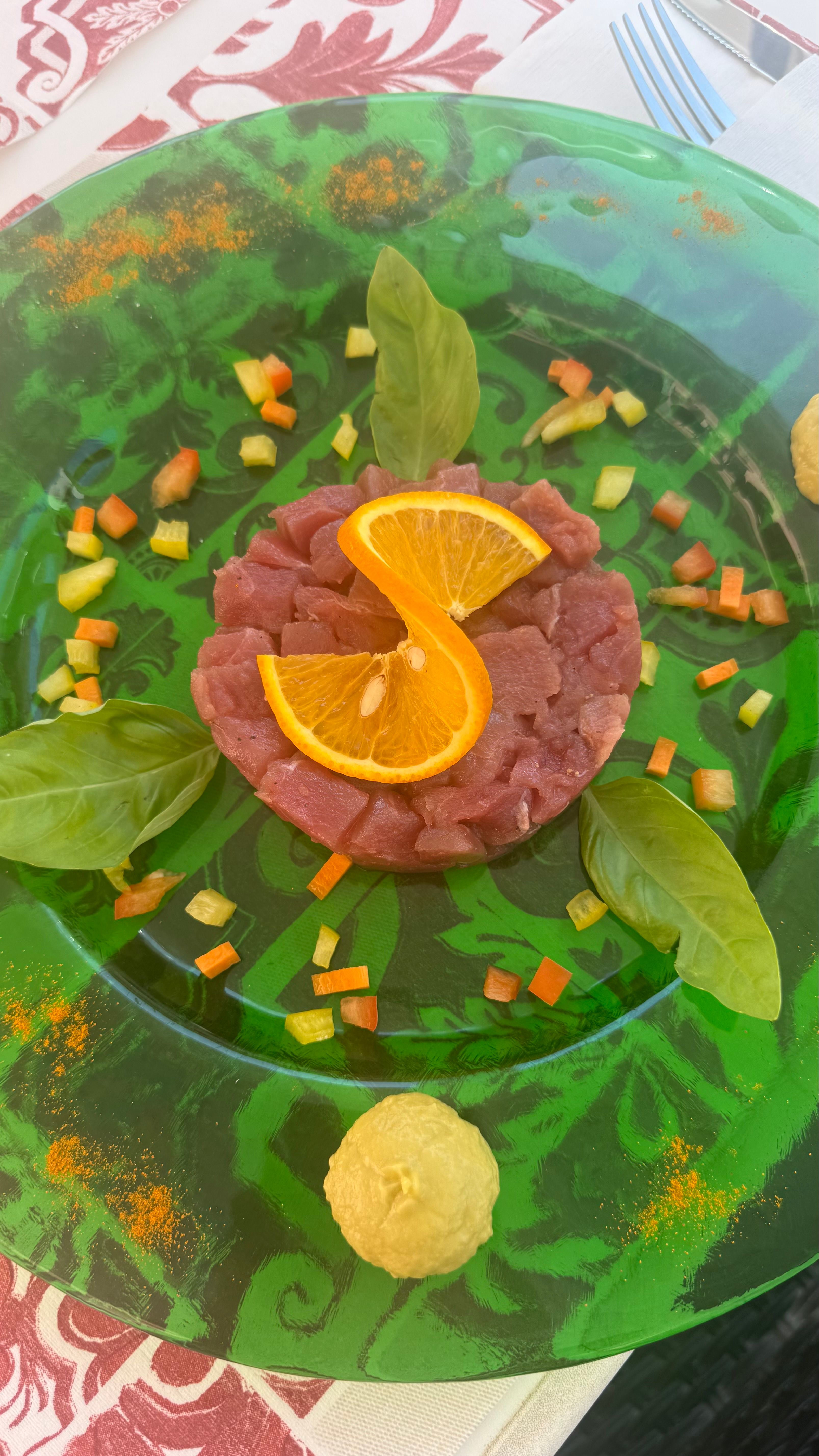 Tartare Di Tonno Con Salsa Guacamole