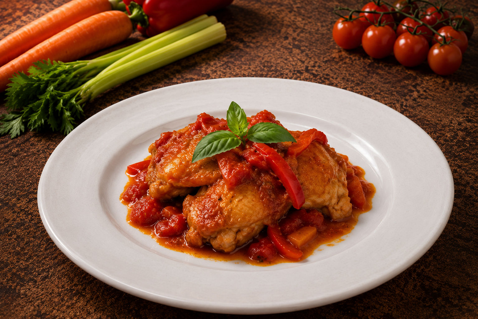 Pollo Coi Peperoni