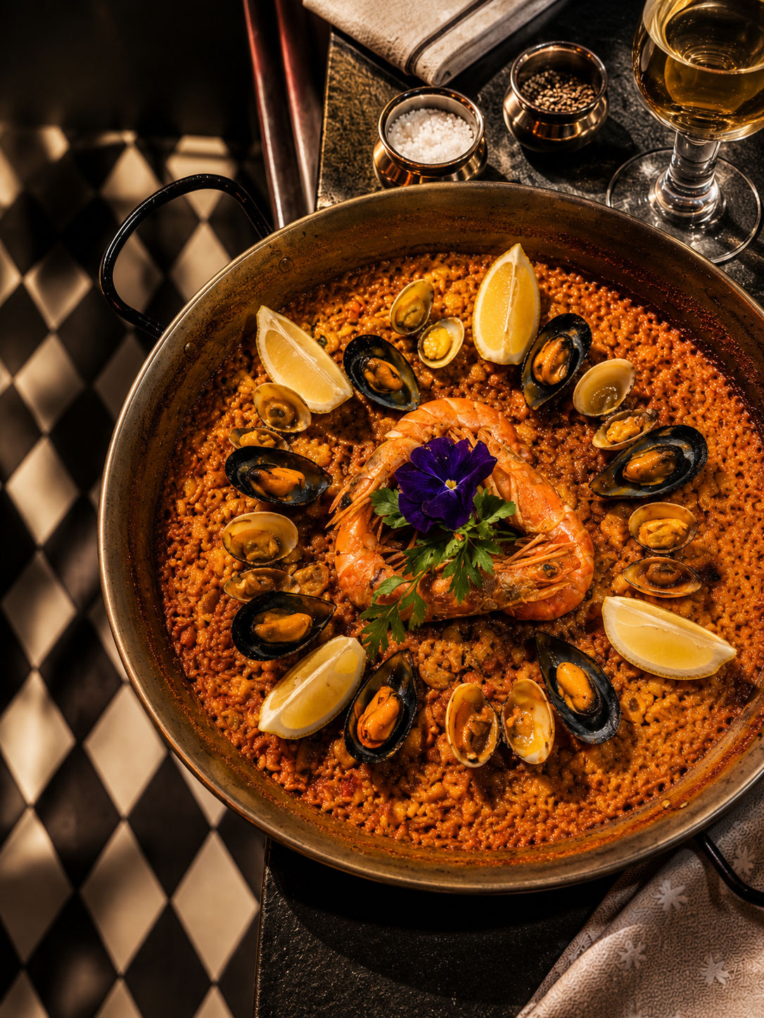 Paella De Mariscos