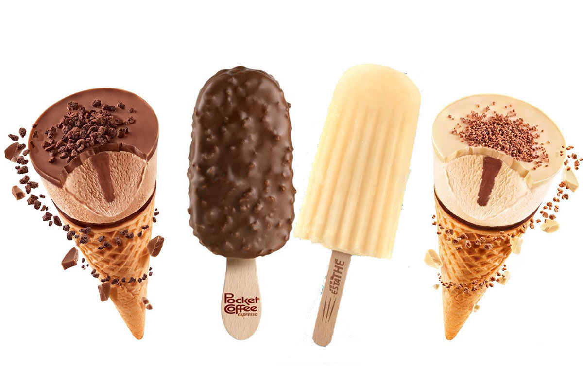 Gelati Vari Dalla Vetrina