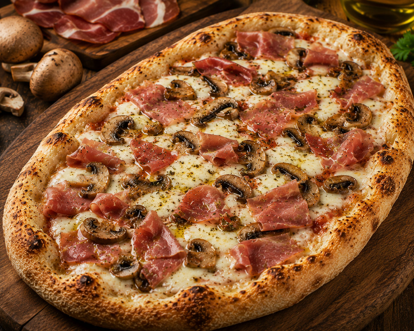 Pensa Prosciutto e Funghi
