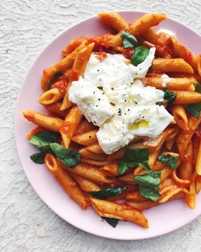 Penne Pomodoro e Burrata